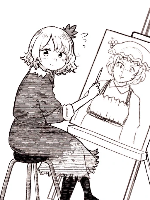 がんばってる静葉ちゃん 