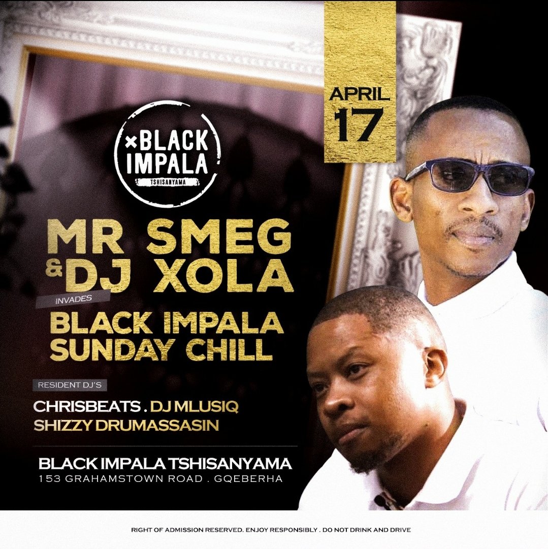 MrSmegOfficial's tweet photo. My Manager is working hard to get gigs for me . Deep House Sessions at Black Impala Gqeberha nge 17th of April 🖤. https://t.co/2nd7FxhWUo