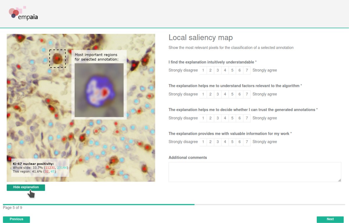 New publication from <a href="/TheEMPAIA/">EMPAIA International e. V.</a>: “The #Explainability Paradox: Challenges for #xAI in #DigitalPathology” sciencedirect.com/science/articl… - in collaboration with EMPAIA-Austria at <a href="/MedUniGraz/">Med Uni Graz</a> | #AI #explainableAI #development #pathology #pathtwitter #computationalpathology #pathologist