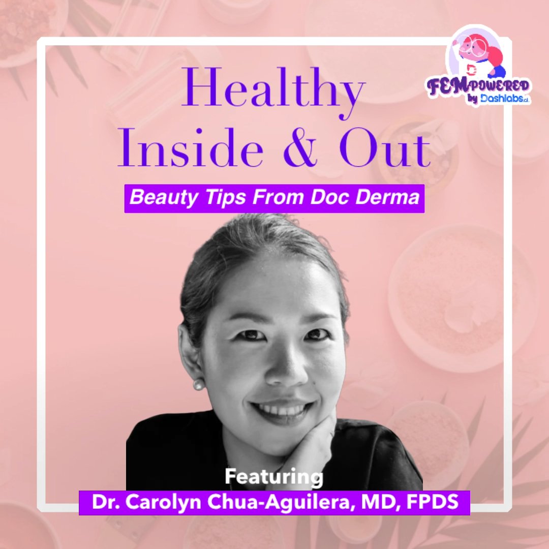dashlabsai's tweet photo. Ngayong Women’s Month, maging #FEMPowered kasama ng https://t.co/TwjpA35Ma2 at alamin ang mga Beauty Tips ni Dra. Carol, isang Board-Certified Dermatologist!
Panoorin sa https://t.co/1jYqJ1cLEJ
#DashlabsAi #LabAutomation #HealthcareInnovation #WomensMonth #WomensHealth https://t.co/MlFaO0AkII