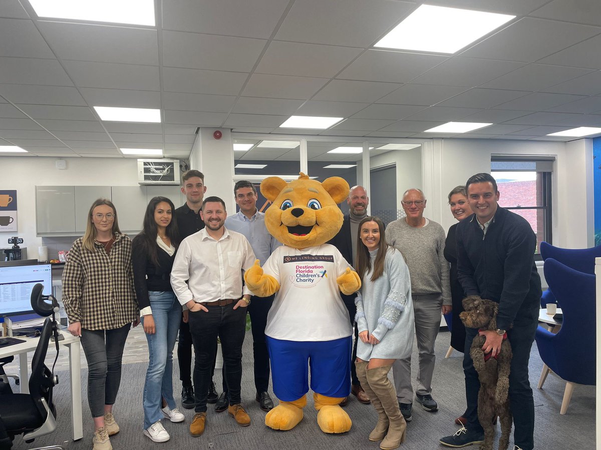 destflorida's tweet photo. Fabulous afternoon visiting @MsLending !!!!!
It was amazing to meet the MS Lending Group team and for them to meet Jet! 🐻
We are so excited for Jet to go on his adventures and we would like to say a huge thank you again to MS Lending Group for their sponsorship! 💛💛 #JettheBear https://t.co/0IhKUpJdYp