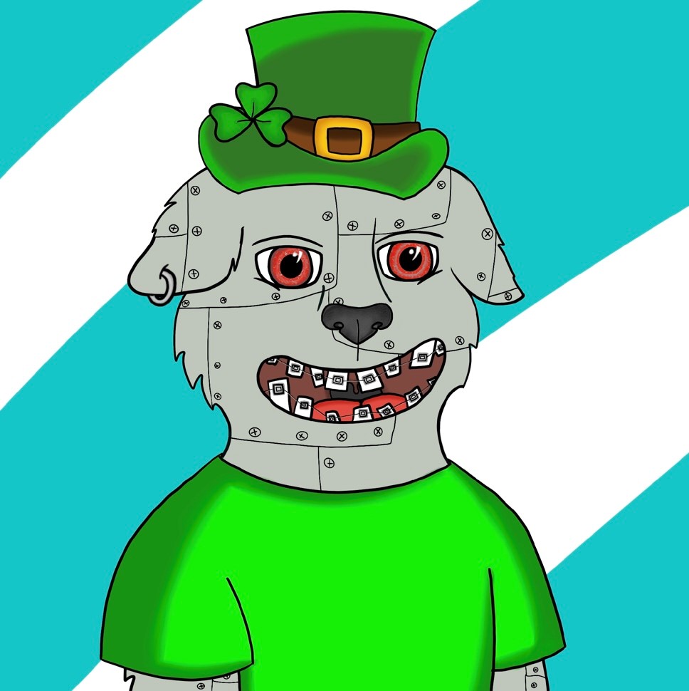 JKCryptoXYZ's tweet photo. 🥳Thanks again @CroPetNFT for the #NFTGiveaway 👏Happy to have won this awesome one!🤩Love the braces, the robot-like skin, and St Patty's hat😍 Don't forget all that if you own 3 #cropets you'll be airdropped 1 CroPet Lady🔥Get them fast before they're minted out!

#crofam #CRO https://t.co/Tjd4c5ZVfE