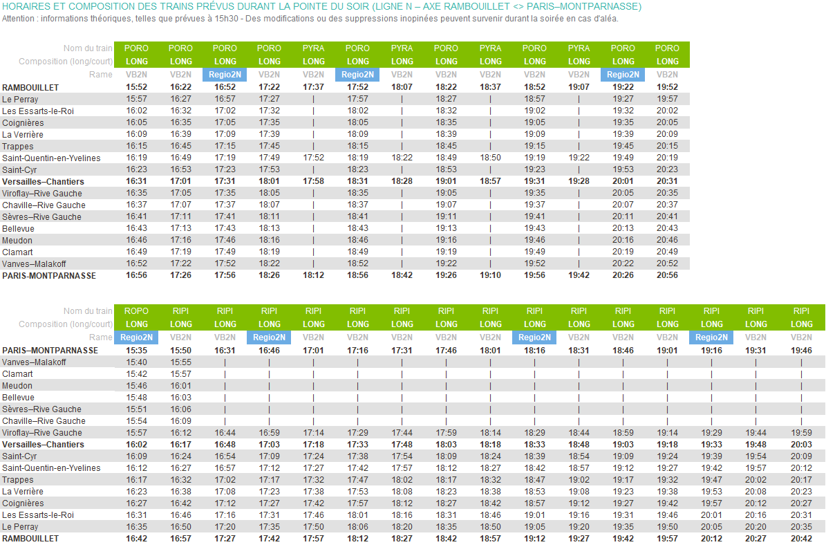 Horaire Train Saint Quentin En Yvelines Montparnasse