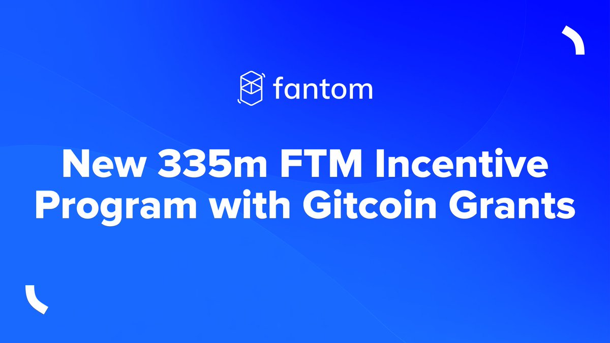 Sonic Labs (@soniclabs) on Twitter photo Launching a $480m grant program!
After successfully disbursing 35m+ FTM to projects innovating on Fantom, the incentive program is evolving!
With <a href="/gitcoin/">Gitcoin</a> Grants, Fantom will strengthen funding support for a growing array of projects, big or small.
fantom.foundation/blog/new-335m-… Launching a $480m grant program!
After successfully disbursing 35m+ FTM to projects innovating on Fantom, the incentive program is evolving!
With <a href="/gitcoin/">Gitcoin</a> Grants, Fantom will strengthen funding support for a growing array of projects, big or small.
fantom.foundation/blog/new-335m-…