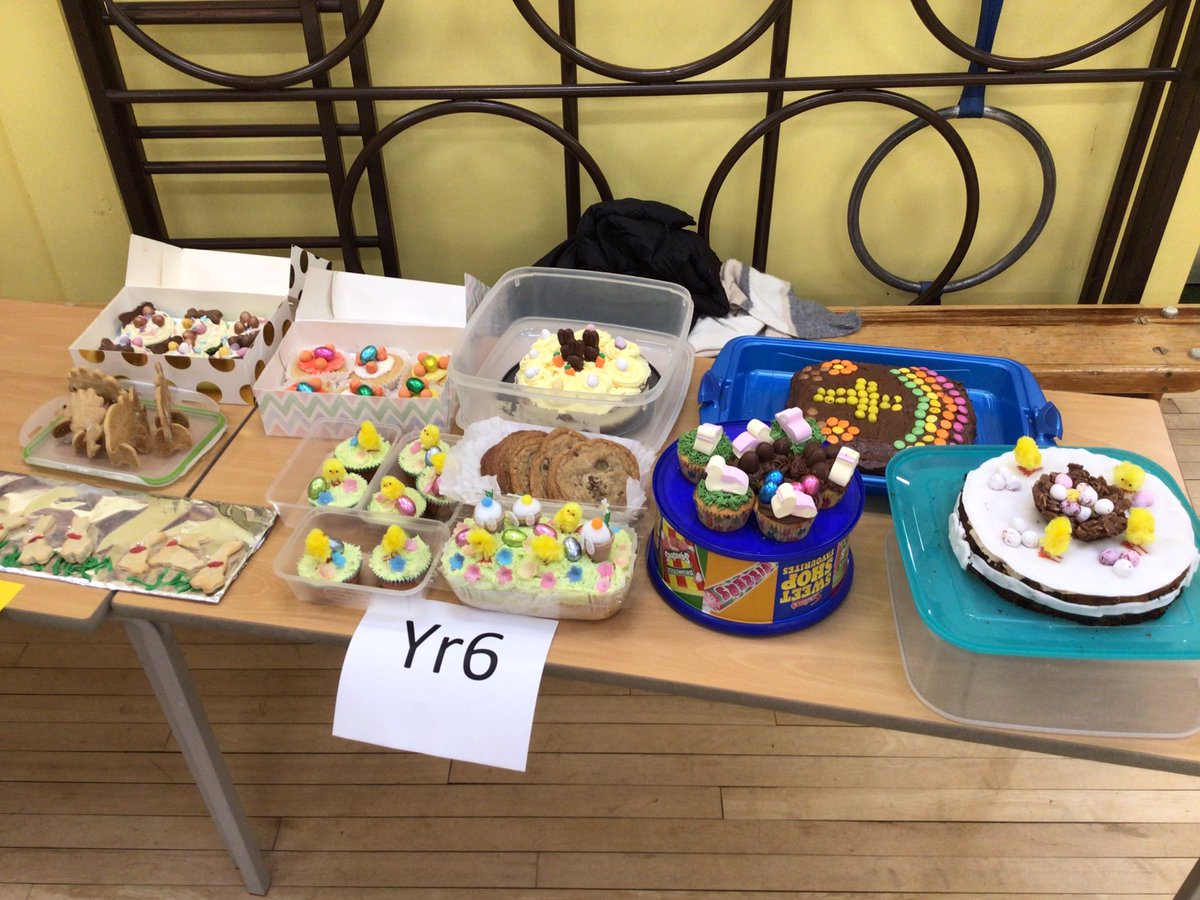 MrCStJames's tweet photo. Well done with your #EasterBakeOff entries @StJamesYear6 Very impressed!
What do you think @PaulHollywood and @PrueLeith
@EatMyLogo @BritishBakeOff #GBBO https://t.co/OCRTaeijIS