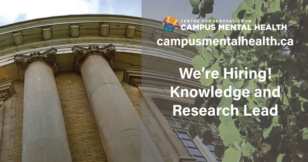 CMHInnovation's tweet photo. Join our team! We're looking for an experienced individual that will provide knowledge and research management to campus and community partners in order to support and advance the goals and objectives of CICMH. Interested? Apply today: https://t.co/XuyfxTwwC9 https://t.co/aDU40HyyXg