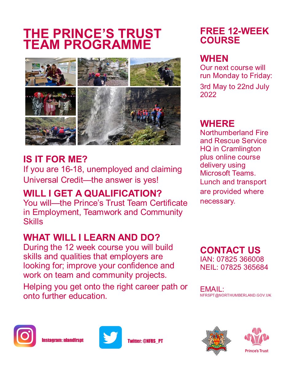 NFRS Prince's Trust Team Programme tweet media