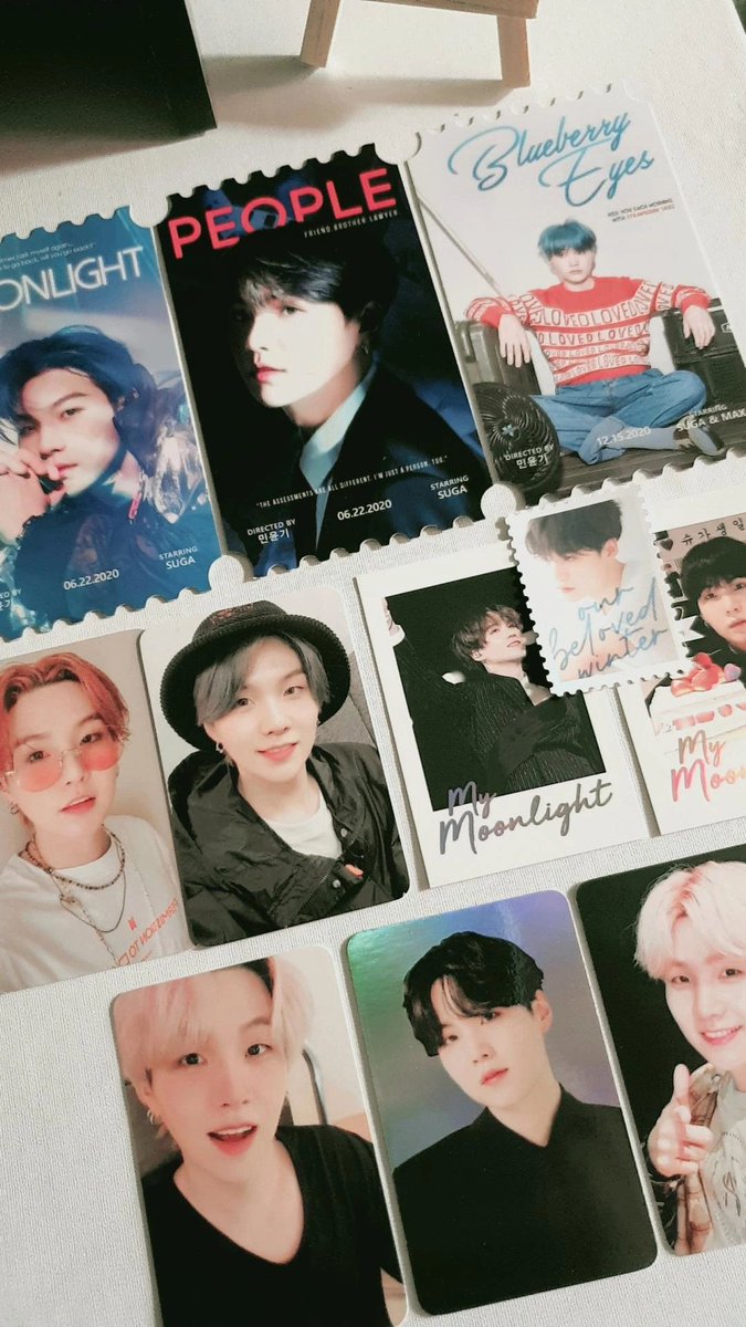 yoonjinalways's tweet photo. before #MinMarch ends, I'm sharing this last SUGA set of prints I bought to celebrate his birthday! Thank you so much @SparkleLAB_ for this! #SparkleLabFeedbacks ✨💜 https://t.co/9CUbKNS8du