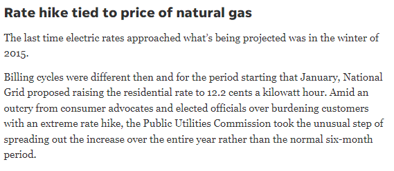 ActOnClimateRI's tweet photo. The climate, health, and affordability failures of our fossil-fuel dependent electricity system couldn't be clearer. 

The rising cost of natural gas is exactly why RI needs to pass 100% Renewable Electricity by 2030 and a big offshore wind procurement this year. https://t.co/iUgfcNYXit