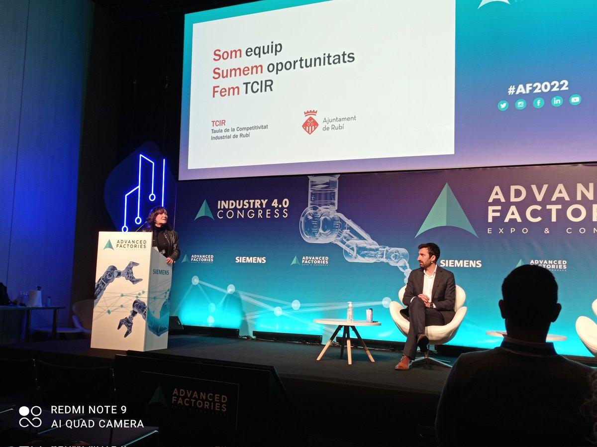immaperez's tweet photo. Olga González, Coordinadora A. indústria, Comerç i Ocupació @AjRubi @rubiempresa hablando en #AF2022 de la #TCIR. "El ayuntamiento ha trabajado junto a 32 agentes con presencia en #Rubí desde 2017 con foco en el impacto para la mejora de la #Competitividad"
Ejemplo de #ESG! https://t.co/I4JWQCQZHK