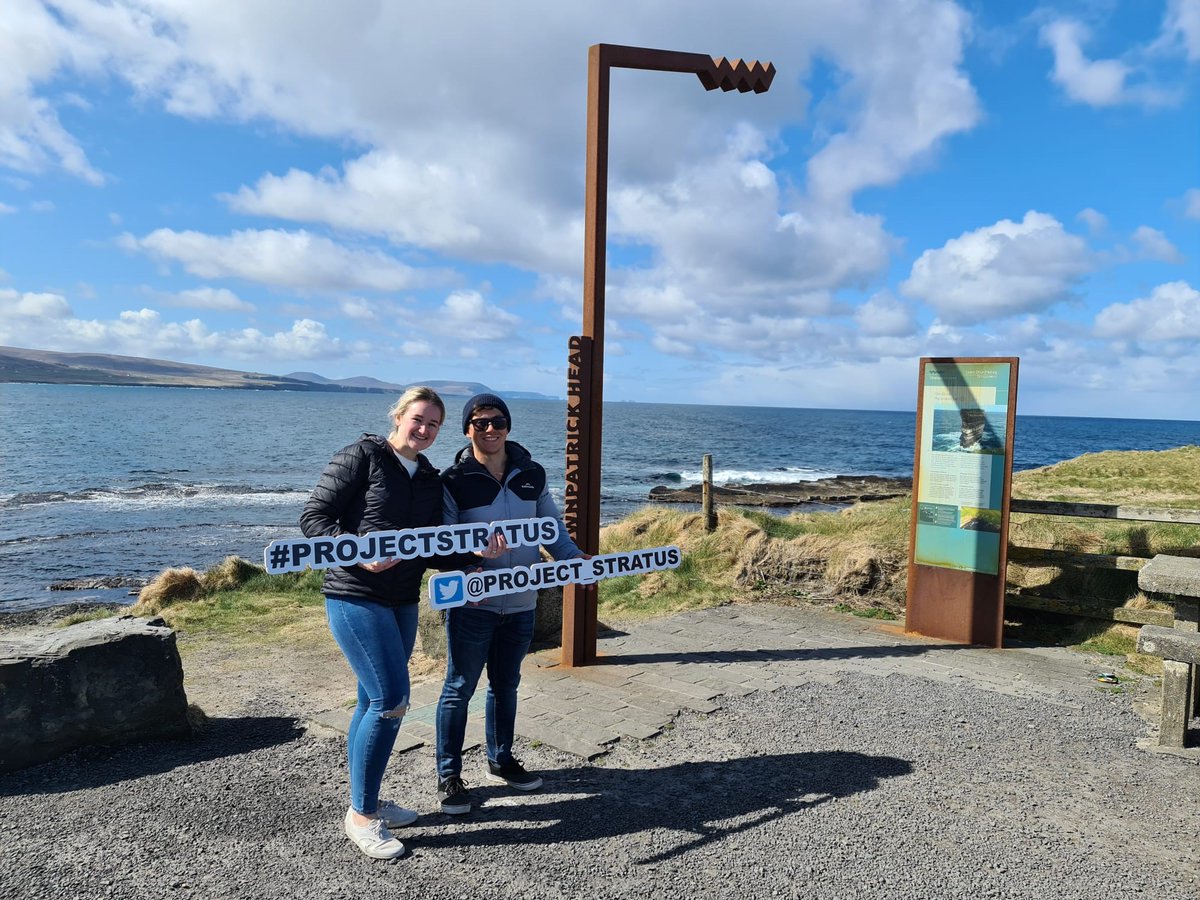 CONGRATULATIONS to Jess and Michael who got engaged on our guided tour of Downpatrick Head today as part of our Project STRATUS showcase event. 🥳😍