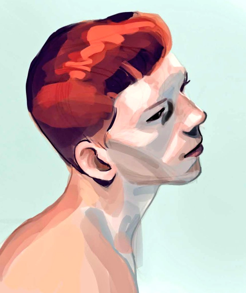 Small warmup color study #digitalart #arttwt #procreate