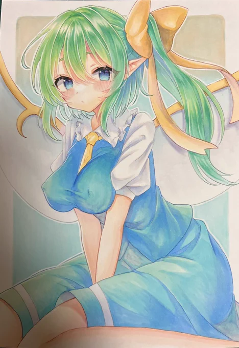 大ちゃん🧚‍♂️
#東方Project #東方
#大妖精 