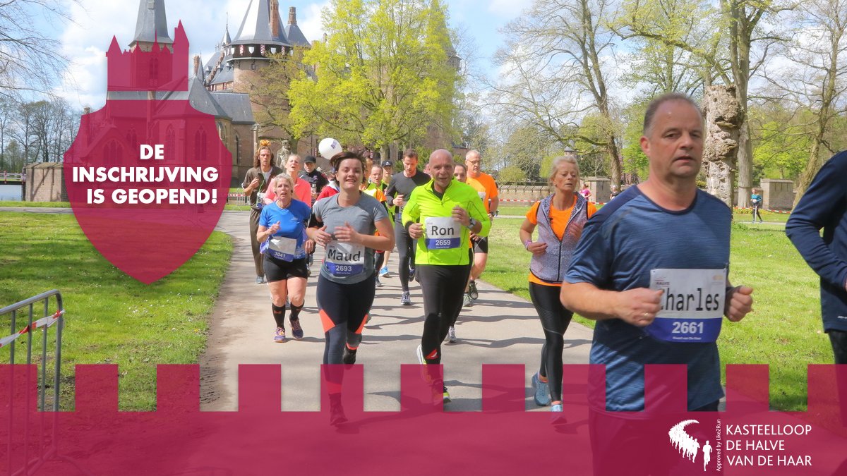 Goed nieuws! De inschrijving voor de 6e editie van de Kasteelloop De Halve van De Haar is geopend! 🎉 Loop of wandel mee door de prachtige tuinen van De Haar. Zien we jou aan de start op 11 juni 2022? 😍

Inschrijven  👉 dehalvevandehaar.nl/inschrijven/