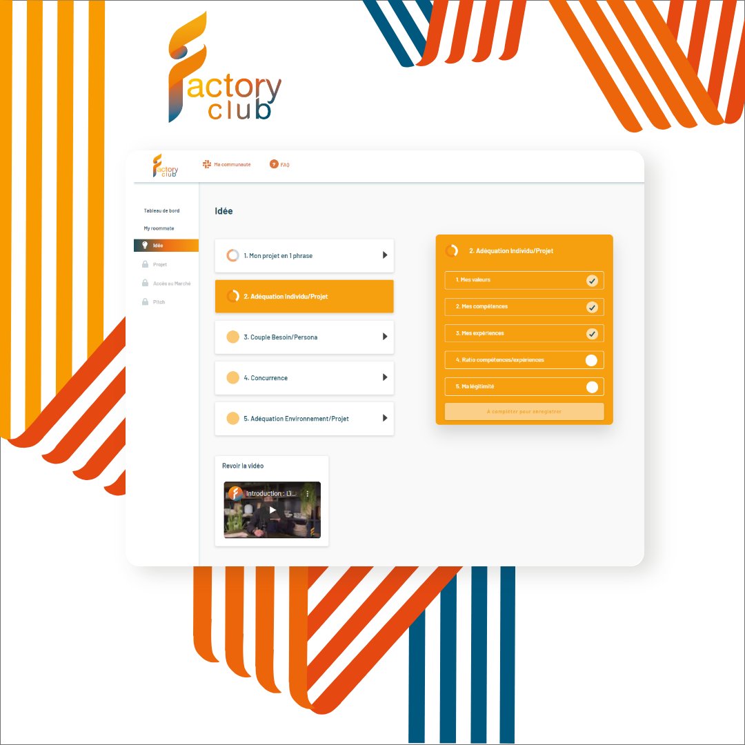FactoryClubFR's tweet photo. Inscris-toi dès maintenant sur My Factory Club 🔥 et teste la maturité de ton projet pour participer à La Draft 2022 ! C’est le moment de te lancer avec l’aide de nos experts !
https://t.co/z03IAYyajd
#ThePlaceToBuild #entrepreneurs #entrepreneuriat #sportifs #investisseurs https://t.co/6c2vyr2ZTN