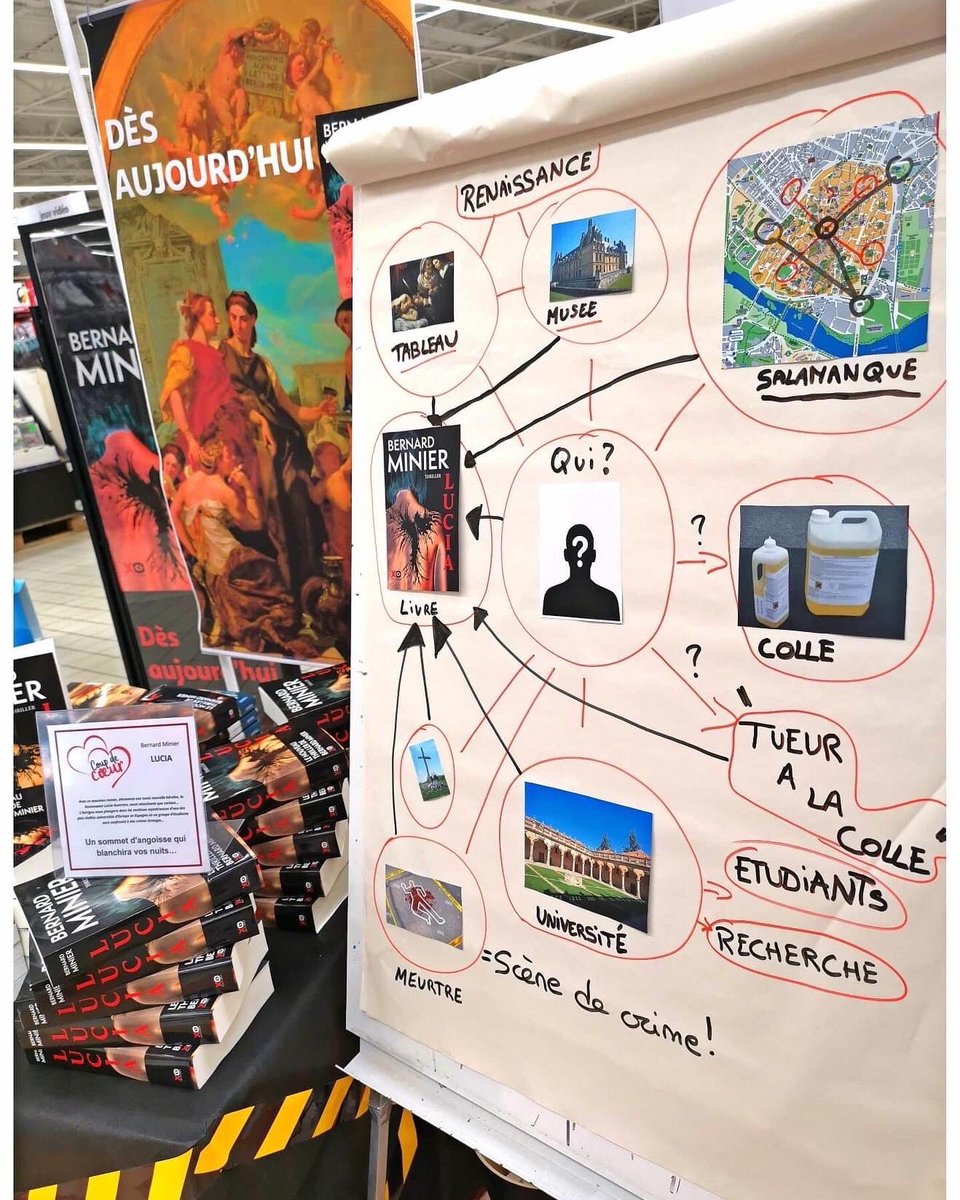 Bernard_Minier's tweet photo. J - 0 : le truc de dingue au Auchan de Béziers (ville où votre serviteur est né)! Il y a des psychopathes cachés dans cet hypermarché ! #legrandjour
#jelisLucia
#thriller
#lectriceslecteurs
#tousenlibrairie
#nouvelleheroine https://t.co/NpQgxqGVDz