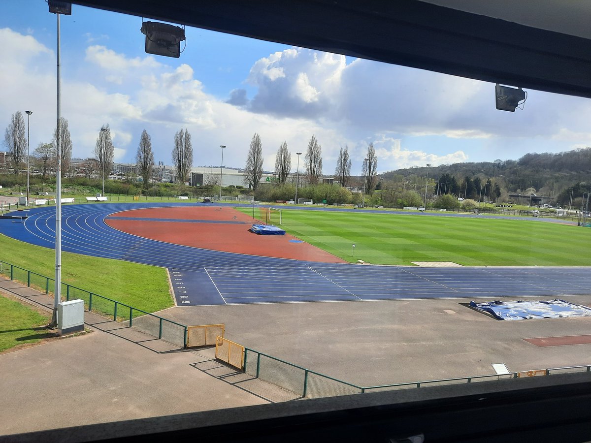 RhiannonJ78's tweet photo. First visit to our @CAVC Sports campus today. This is the view from our @CAVC_Success window. I was pleased to be able to add 4 laps to the total of the campus challenge of walking the distance to Kiyv during my lunch break. #CAVCCommunity https://t.co/lffGaddbp1