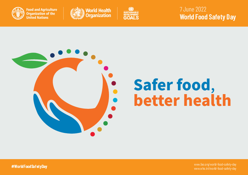 FAOWHOCodex's tweet photo. 🔁 or ❤️ if you celebrate #WorldFoodSafetyDay

🗓️📌 7 June 2022

➕ℹ️➡️ https://t.co/HFKYuMGadc https://t.co/waLtV6TyED