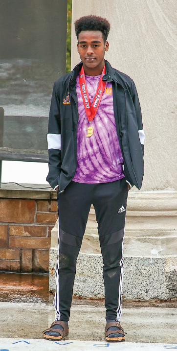 INTrackCCAssoc's tweet image. Congratulations to 2021 Miss Cross Country Karina James of @RunningRedDevil and 2021 Mr Cross Country Izaiah Steury of @AHSNation these awards were announced at the HSR Finals on Saturday.  @MileSplitIN @IndianaRunner