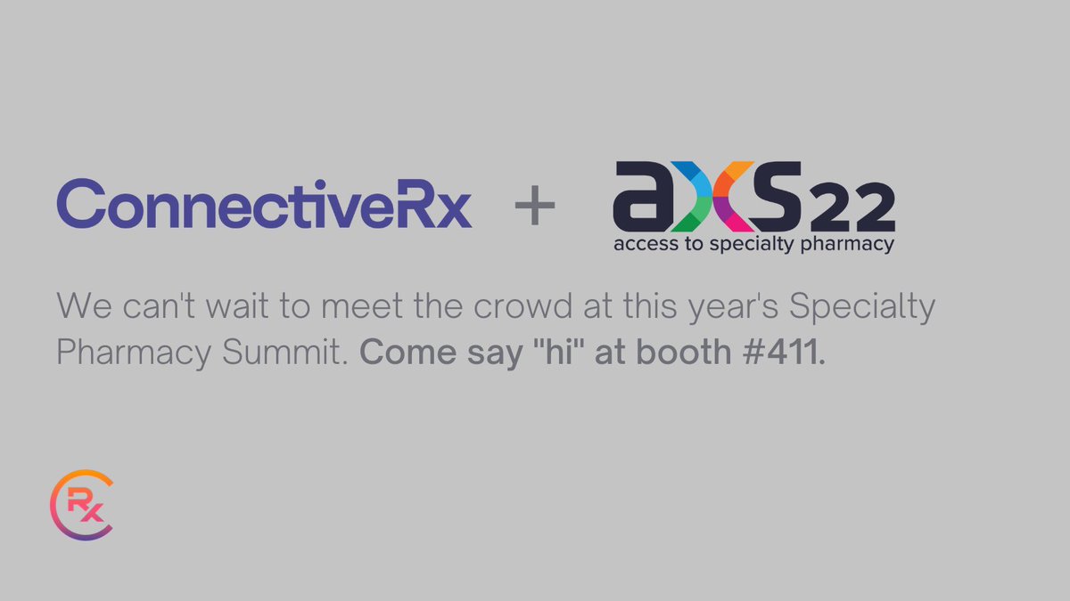 ConnectiveRx's tweet photo. Asembia is THE place to explore #specialtypharma market access and ways to accelerate speed to therapy. Let's talk about working behind the scenes with #patients to bring the best in every specialty #prescription experience. #patientsupport #hubservices https://t.co/TWbSgN9IoM