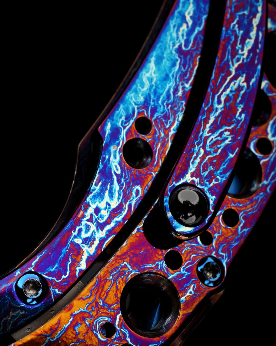 for most things there's only one which can be called the original ∞ Olamic Original Entropic finish on a Busker with an Acid Rain hole pattern.