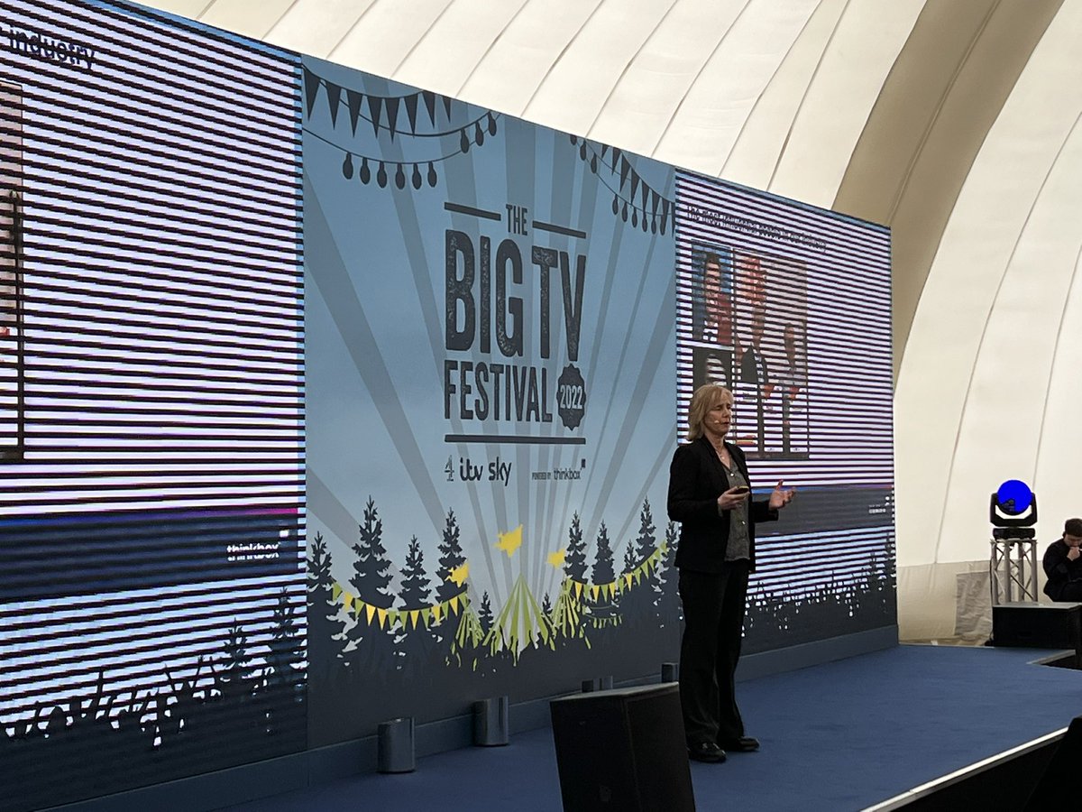 LindseyClay's tweet photo. Our Zoe Harkness smashing it out of the park on the 5 Fundamentals of Effectiveness @TheBigTVFest PS If you’d like to know what the 5 are ask @Thinkboxtv or any of the attendees when they’re back in the office next week https://t.co/Vk87UVsT0m