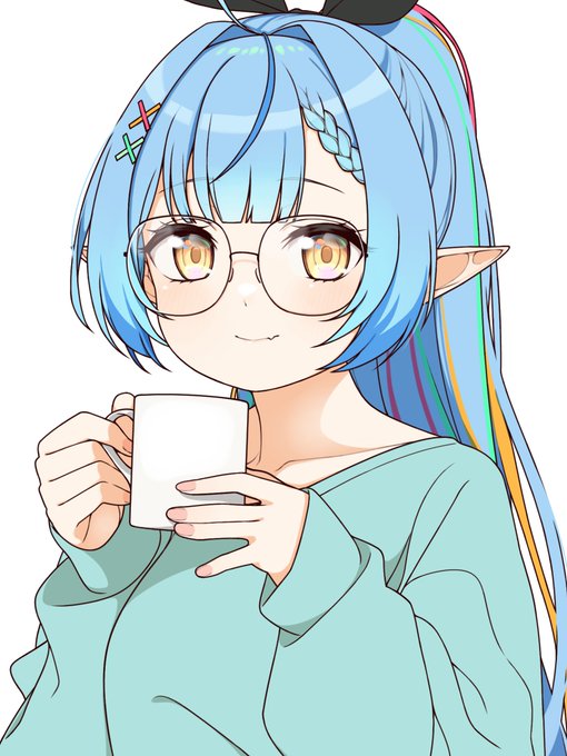 ラミィちゃんの丸眼鏡ってコト…!?と思ったらルイ姉もいたらしい https://t.co/nk2HUAGlAQ 