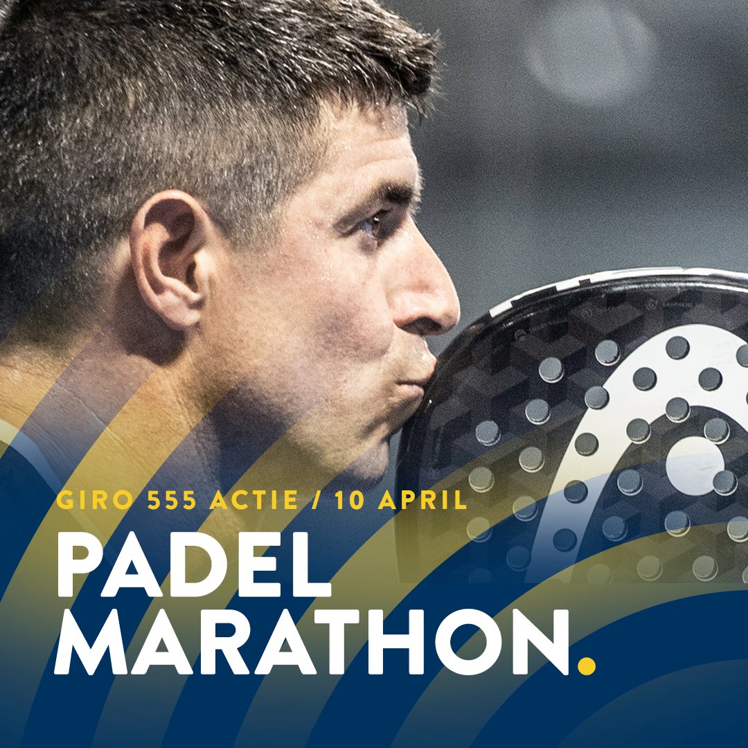 ¡𝐒𝐚𝐦𝐞𝐧 𝐢𝐧 𝐚𝐜𝐭𝐢𝐞 𝐯𝐨𝐨𝐫 𝐎𝐞𝐤𝐫𝐚𝐢𝐧𝐞!

Op zondag 10 𝙖𝙥𝙧𝙞𝙡 wordt in iedere locatie een Padel Marathon georganiseerd. De volledige opbrengst wordt gedoneerd aan GIRO 555.

Meld je aan via de link in onze bio!