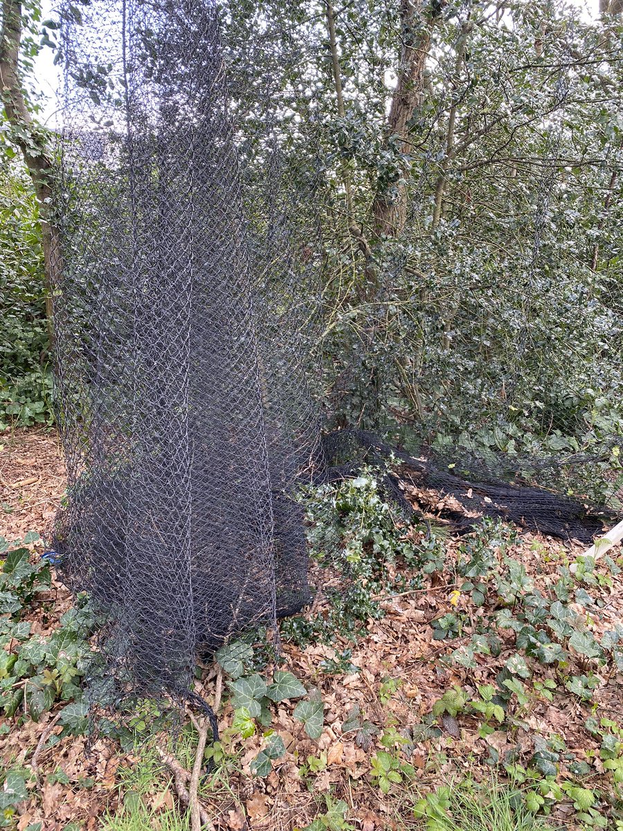 Concrete_land's tweet photo. Nets at Coombe Wood Golf Course haven’t lasted the Winter, full of holes and lashed together with cable ties, making them even more treacherous for wildlife https://t.co/fSloIeLTTf