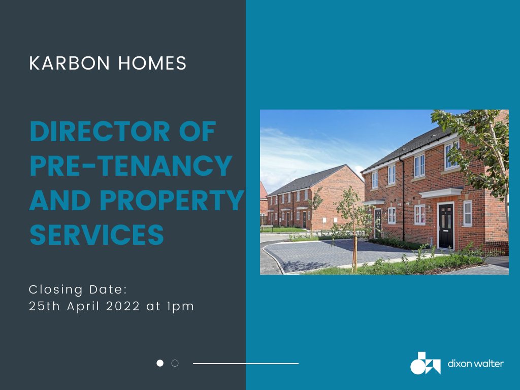 ❗️NEW OPPORTUNITY❗️

<a href="/KarbonHomes/">Karbon Homes</a> is seeking a Director of Pre-Tenancy and Property Services.

🔎Find out more about this exciting opportunity here: dixonwalter.co.uk/opportunities/…

📞Or contact Jim Allcroft at jim@dixonwalter.co.uk or on 07388 642 631