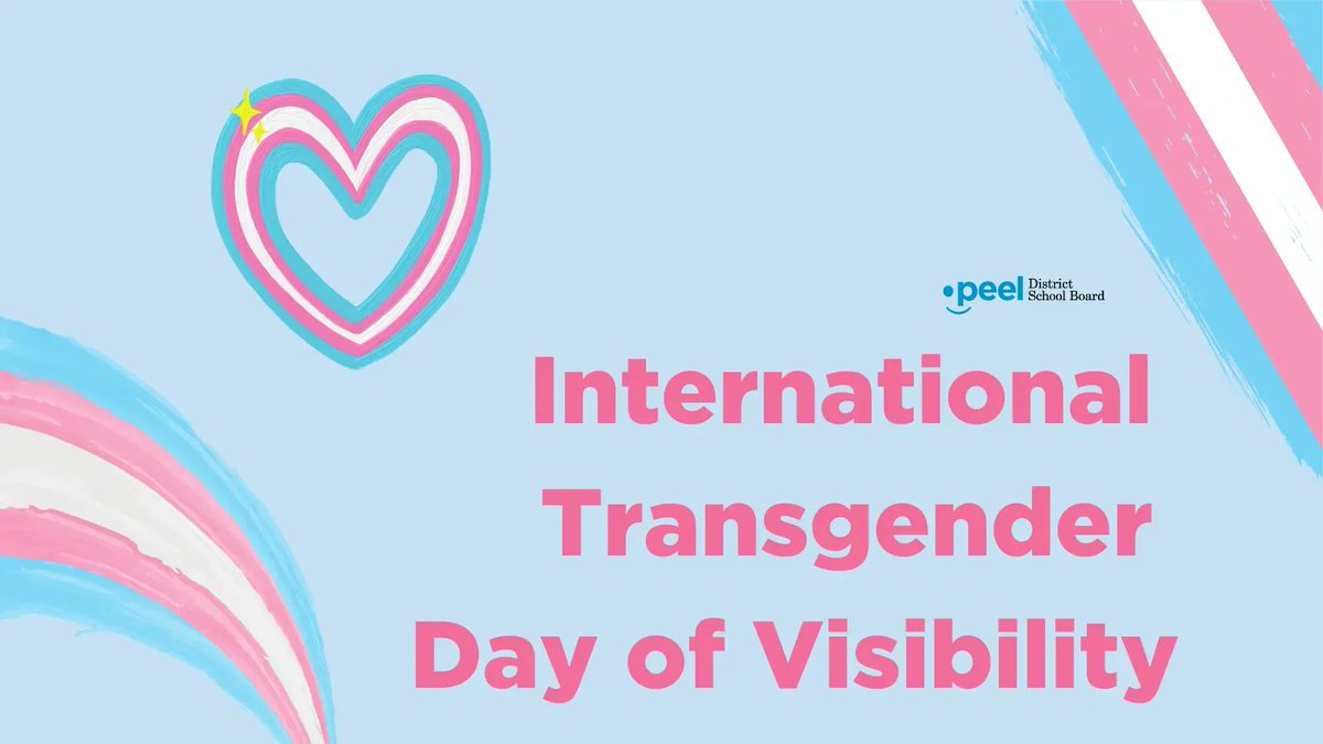 Today we celebrate trans people, their courage, and achievements as well as recognize the discrimination they continue to face. Let's work together to fight for gender equity and support gender-diverse communities. #TransRightsAreHumanRights