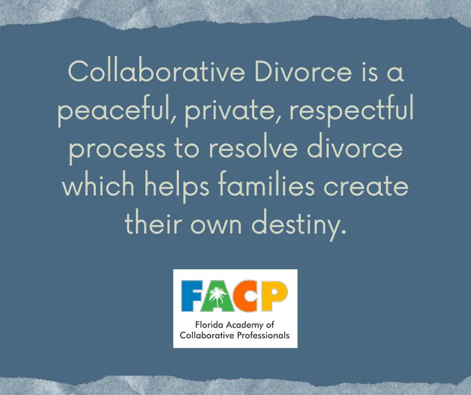 CollaborateFACP's tweet photo. The Collaborative Process empowers families to manage their own destiny, instead of handing over their future to a court. 
#CollaborativeDivorce #CollaborativeProcess https://t.co/eV4WcAoXNl