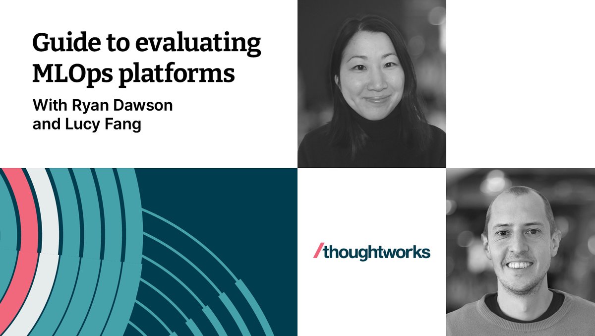 thoughtworks's tweet photo. Learn the categories of #MLOpsPlatforms and how to find the best fit for your organization with Ryan Dawson, Principal Data Consultant and Lucy Fang, Senior Software Engineer in their talk on April 5: https://t.co/gEWheT6AGV
#MLOps #MachineLearning #CD4ML https://t.co/3fFohwmuu1