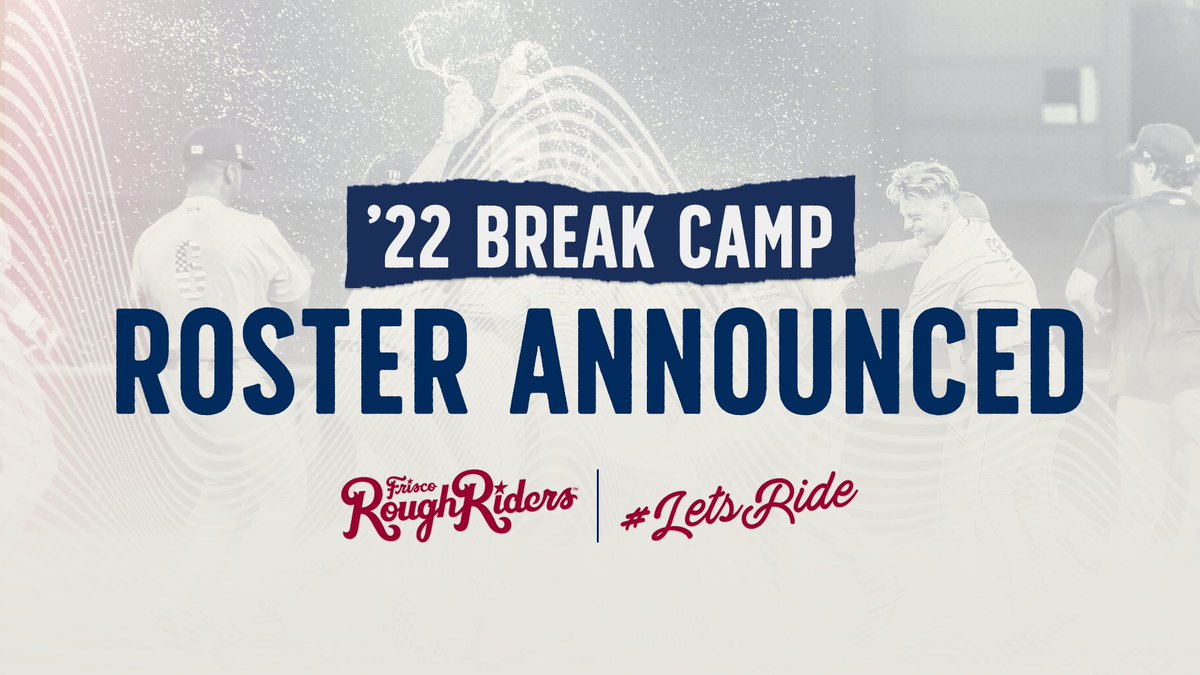 RidersBaseball's tweet photo. We are excited to announce our 2022 Break Camp Roster, headlined by Rangers No.1 prospect Jack Leiter and 15 returning players from 2021.

More ≫ https://t.co/PxGViSQ89c https://t.co/89mzmIDnr4