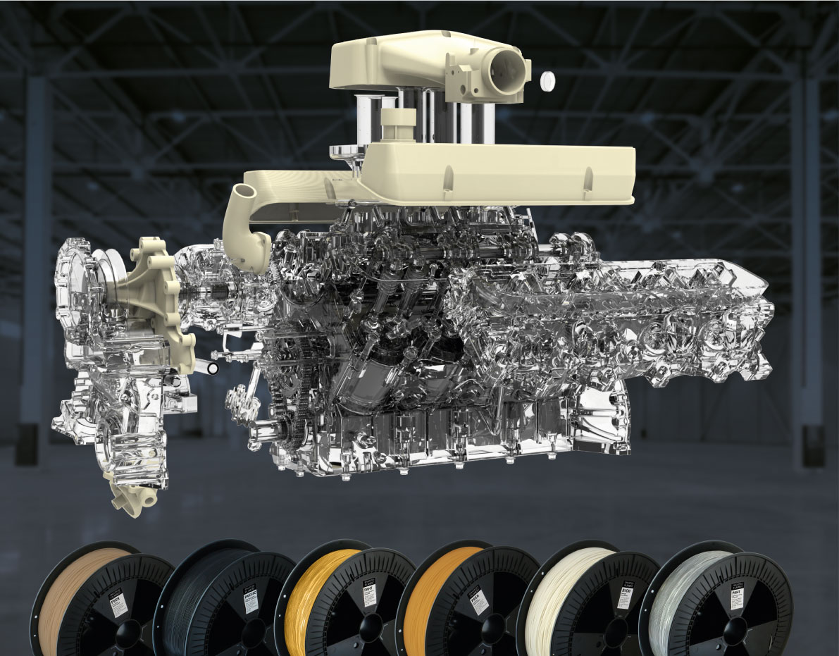 Smart3D_tech's tweet photo. How smart are your materials? Smart3D’s high-performance materials are an ideal solution for end-use parts; with outstanding mechanical properties, they are a great fit for industrial applications to reduce costs of manufacturing, and as lightweight alternatives to metals. https://t.co/J30QKsJBx5