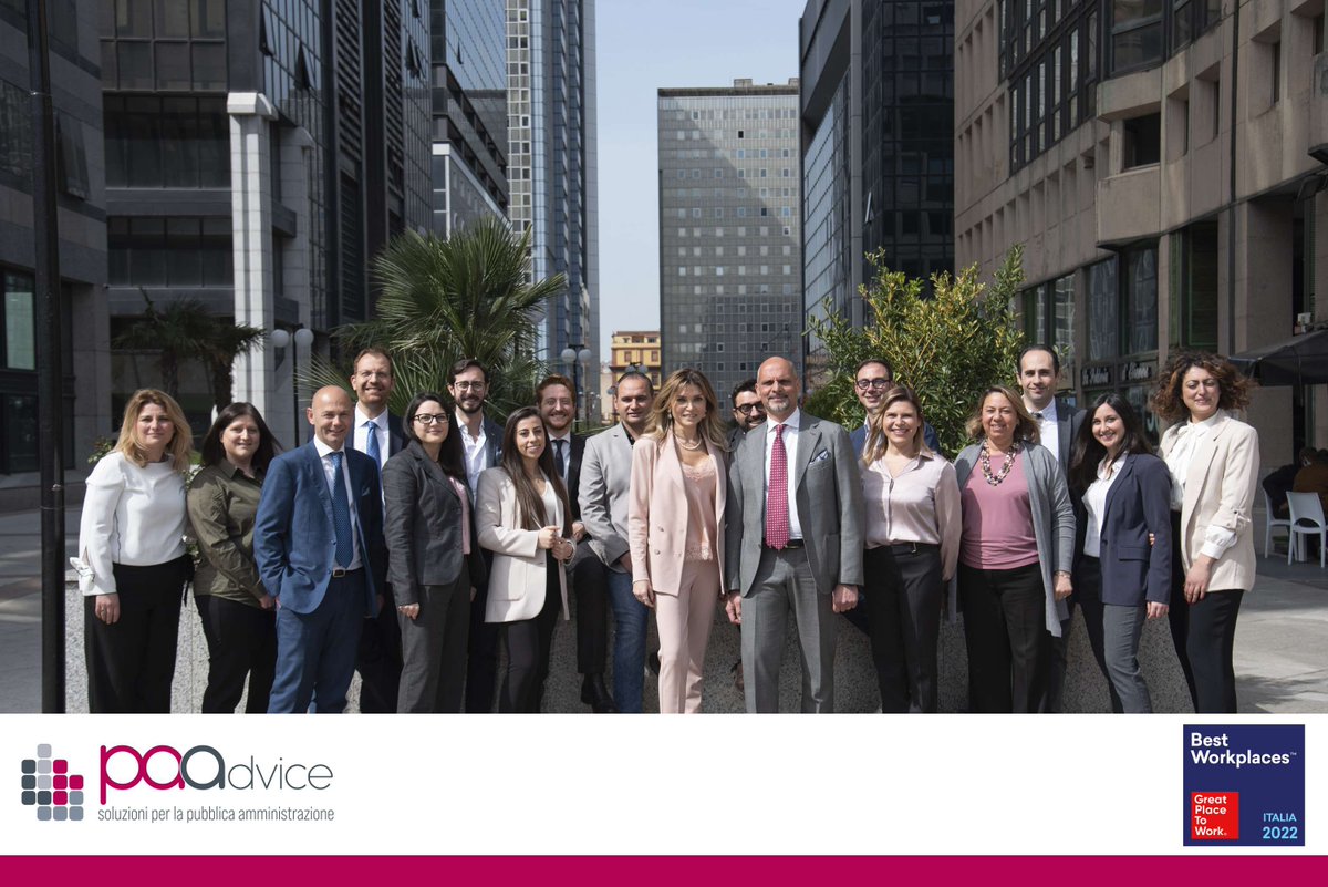 La felicità a lavoro raddoppia i successi: dopo #GreatPlaceToWork, ci siamo posizionati al numero 14 nella classifica delle migliori aziende tra i 50-149 dipendenti per cui lavorare oggi in Italia: da oggi siamo anche #BestWorkPlace!

 #ManagementConsulting #PA #WorLifeBalance