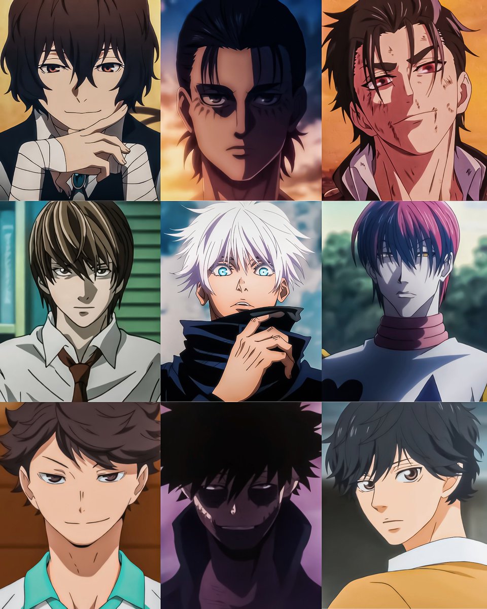 AllVibeAnime's tweet photo. The walking red flags in anime https://t.co/xVauVszC4K