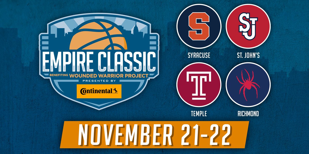 The focus may be on New Orleans, but why not look to November when <a href="/Cuse_MBB/">Syracuse Men’s Basketball</a> <a href="/StJohnsBBall/">St. John's Men’s Basketball</a> <a href="/TUMBBHoops/">Temple Men's Basketball</a> &amp; <a href="/SpiderMBB/">Richmond Basketball</a> head to <a href="/barclayscenter/">Barclays Center</a> for the Empire Classic. From now until 11:59pm (ET) on 4/5, use code MADNESS to get 50% off a 4-pack of $50 tix.
seatgeek.com/empire-classic…