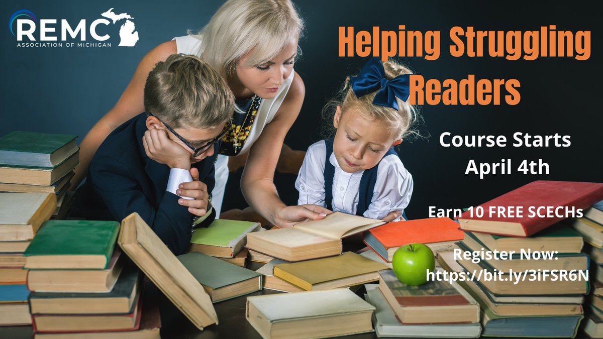 REMCAssociation's tweet photo. Need new skills to help struggling readers? This course provides a toolkit of apps &amp; strategies to address a variety of needs. Delve into the challenges &amp; roadblocks using observational assessments &amp; ways to support. Earn 10 FREE SCECHs, starts April 4th: https://t.co/MW3AKwKzDn https://t.co/5p7MpTwYkd