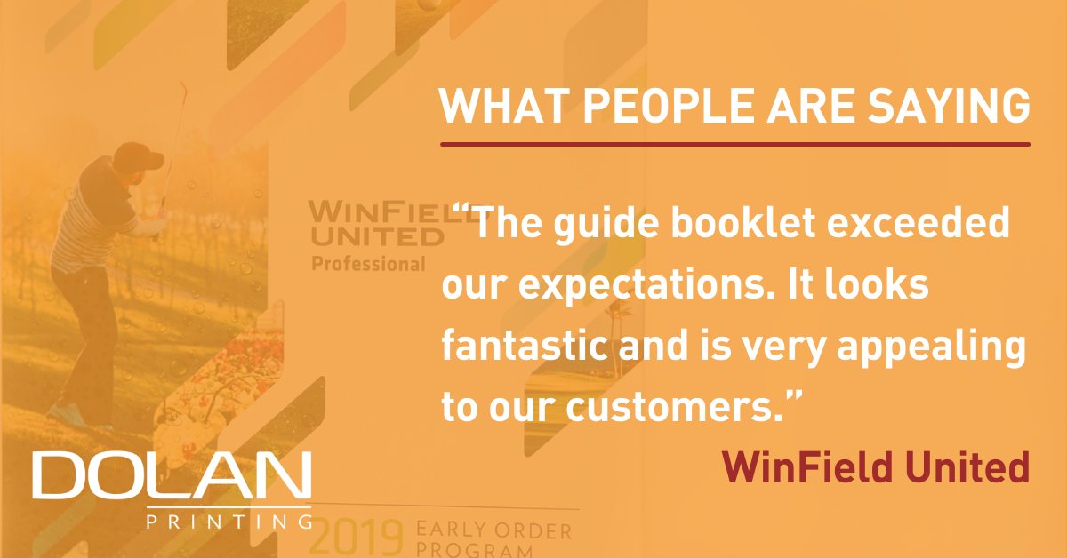 We stand by our reputation, and so do hundreds of others. Our experienced and professional staff will treat your project like the crucial customer-facing communication it is. dolanprinting.com/about/ #visiblydifferent