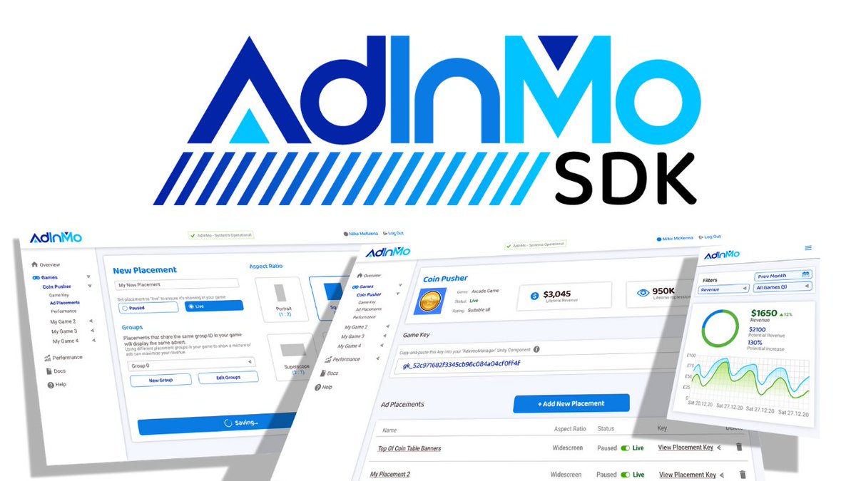 The AdInMo SDK 2.1 gives #gamedevelopers greater control over InGamePlay ad placements. Learn more about the latest editing features available via the developer portal including customisable ad sizing, shrink-to-fit  and ad cycles. 

More: loom.ly/PDfWFnM