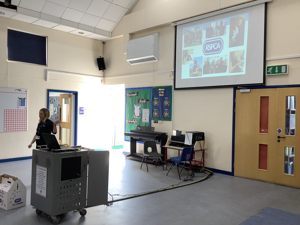Amy, from the RSPCA came to talk to us about what she does and showed us lots of photos of animals that she has helped rescue and look after.
We looked at some of the ways that wildlife can become trapped and injured and thought about ways that we can help to stop that happening.