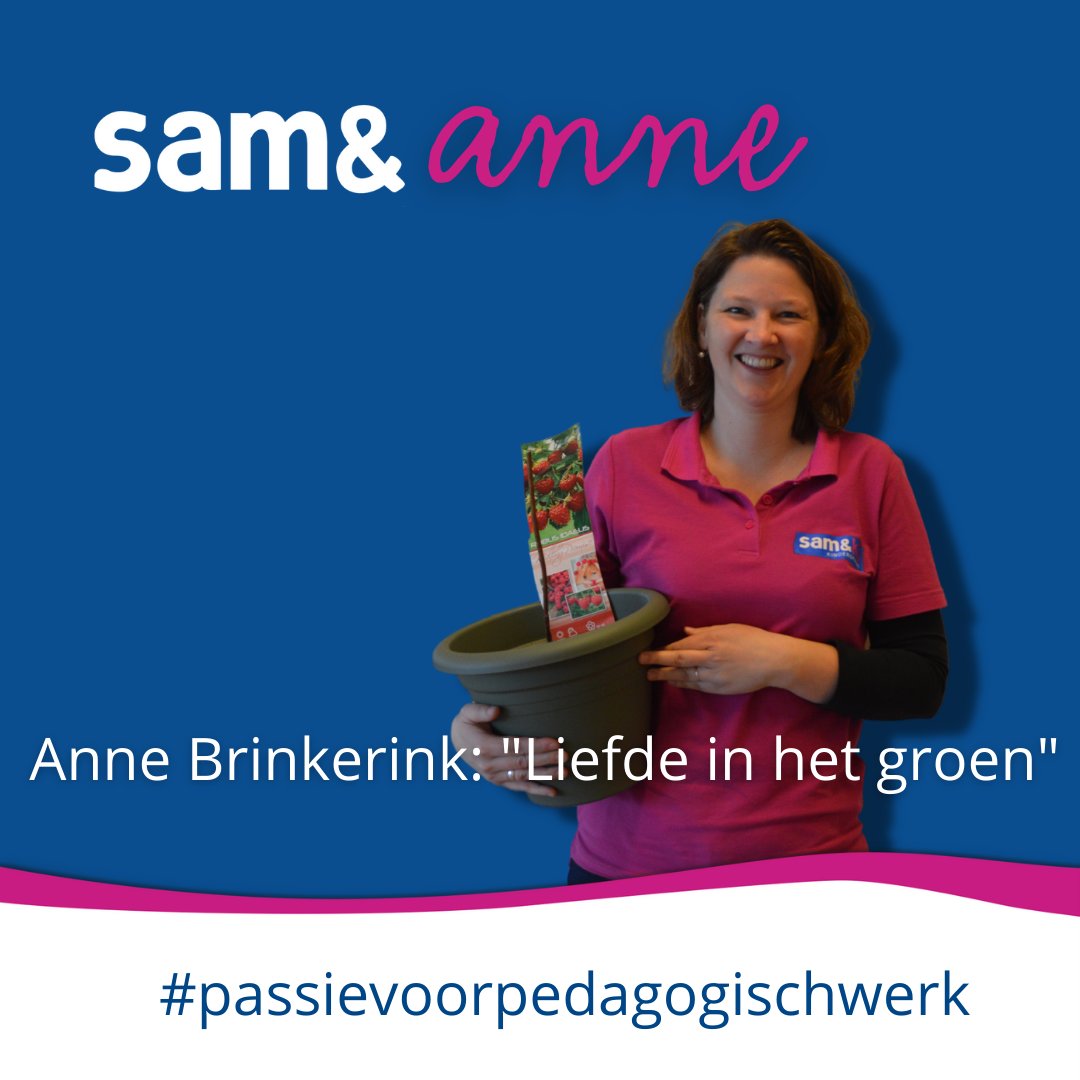 samenko's tweet photo. SAMEN ÉCHT ONTDEKKEN - “Ik houd van buiten, met kinderen zijn en #ontdekken. Alles in het groen. Dat is echt mijn #passie,” zegt Anne Brinkerink (35). Lees verder op https://t.co/2mvpivmUru
#passievoorpedagogischwerk #pedagogischmedewerker #vacatures #welkombijdeclub #samenko https://t.co/X5LnYlC3KT