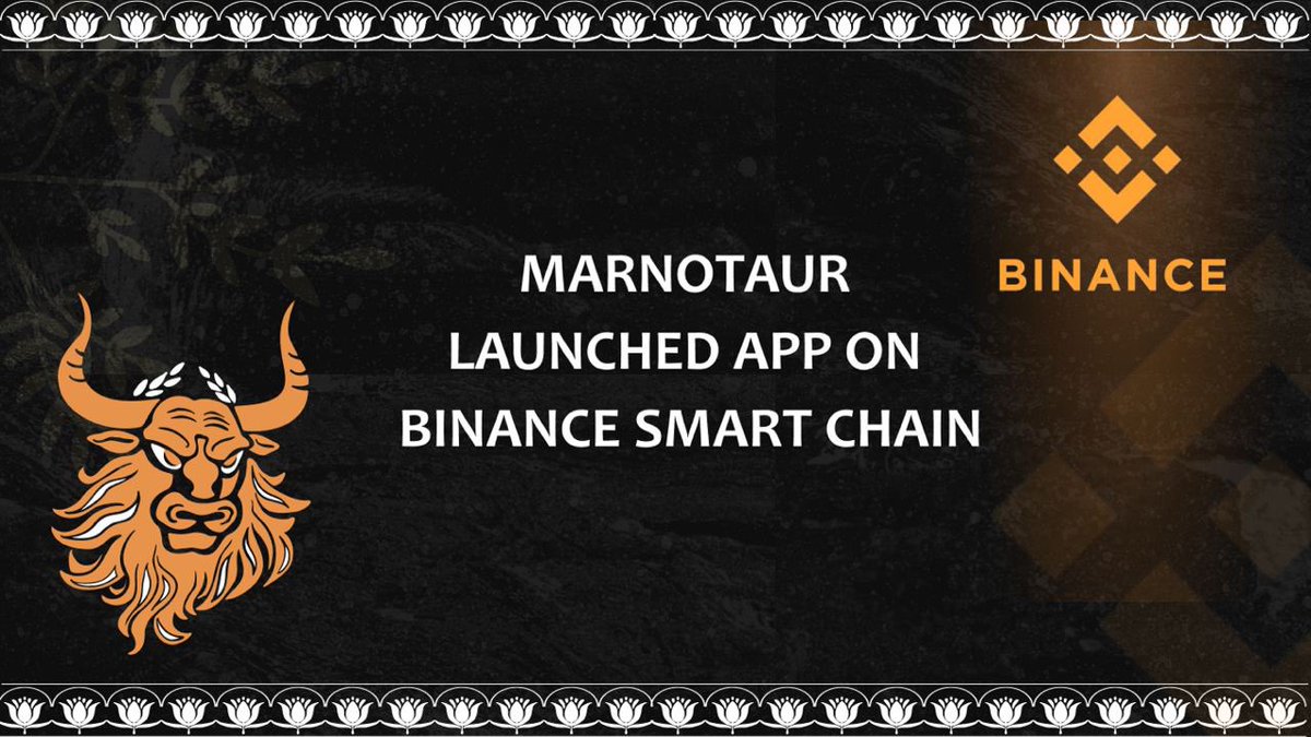 #Marnotaur launches #app on #BSC. 🚀 Now the #margin #trading process has become more convenient and profitable for our users. 🥰 Read more here: bit.ly/3JW0GBt