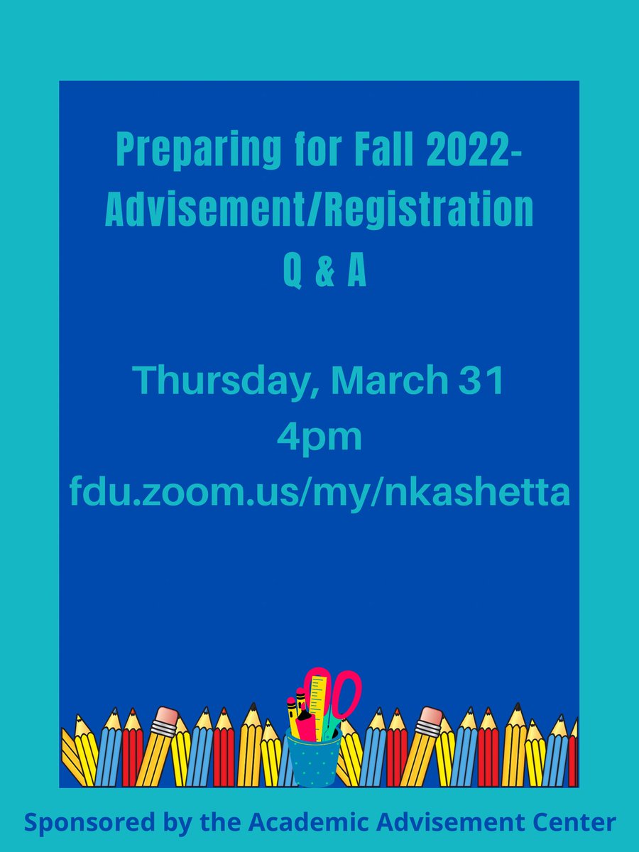 fduMetroAAC's tweet photo. Check out our workshop today at 4pm! https://t.co/iADOLCYlxN