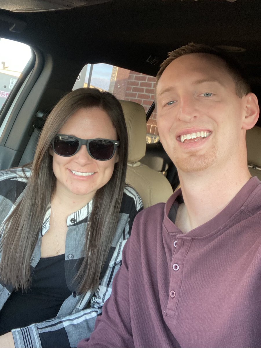 Coach_K23's tweet photo. @SadieMarie21 and I are officially NOLA bound with fellow Tar Heel faithful, @ericchurch, coming through the speakers. It’s an all Heels weekend! #GoHeels https://t.co/M4y4RBafWX