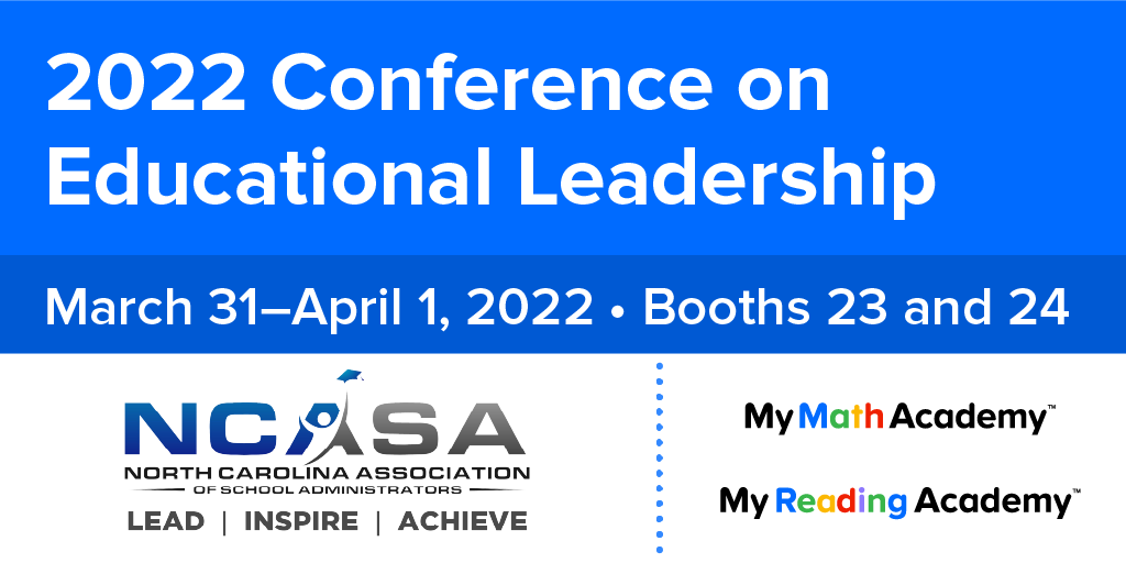 AofLSchools's tweet photo. We are at #NCASA this week sharing our new adaptive mastery programs, My Math Academy and My Reading Academy. Visit the Age of Learning School Solutions team at booths 23 and 24 to learn more about how our solutions are designed to support every student in reaching mastery. https://t.co/Pb0cSfYasV