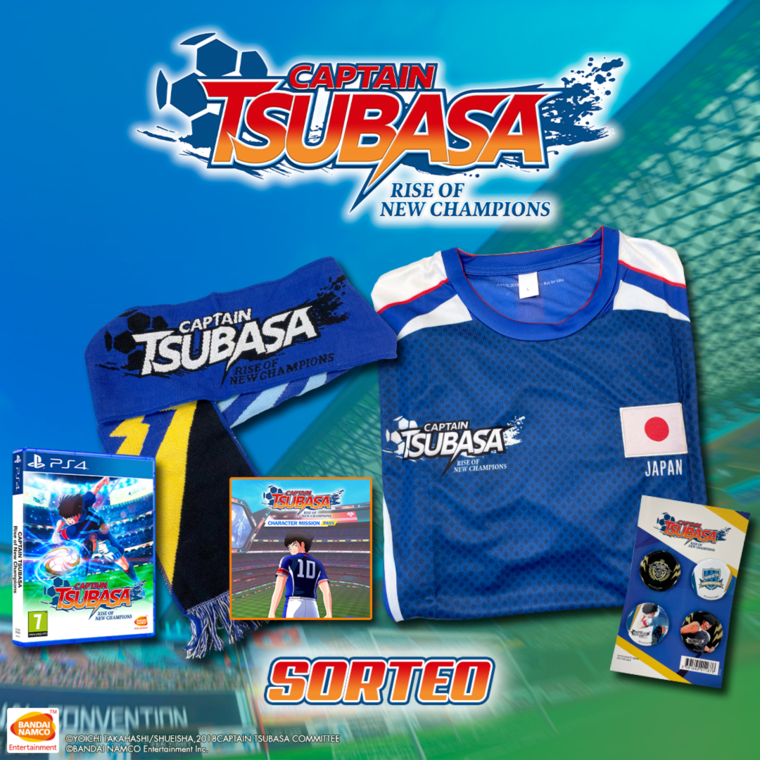 Bandai Namco España (@bandainamcoes) on Twitter photo ⚽ SORTEO CAPTAIN TSUBASA ⚽
¡Participa y consigue una copia para PS4 de #CaptainTsubasa, el nuevo Character Mission Pass y mucho merchandising!
Requisitos:
✅ Residir en España
✅ Seguir a <a href="/BandaiNamcoES/">Bandai Namco España</a>
✅ ❤ + 🔁 + mencionar a un amigo con el hashtag #SorteoCaptainTsubasa ⚽ SORTEO CAPTAIN TSUBASA ⚽
¡Participa y consigue una copia para PS4 de #CaptainTsubasa, el nuevo Character Mission Pass y mucho merchandising!
Requisitos:
✅ Residir en España
✅ Seguir a <a href="/BandaiNamcoES/">Bandai Namco España</a>
✅ ❤ + 🔁 + mencionar a un amigo con el hashtag #SorteoCaptainTsubasa