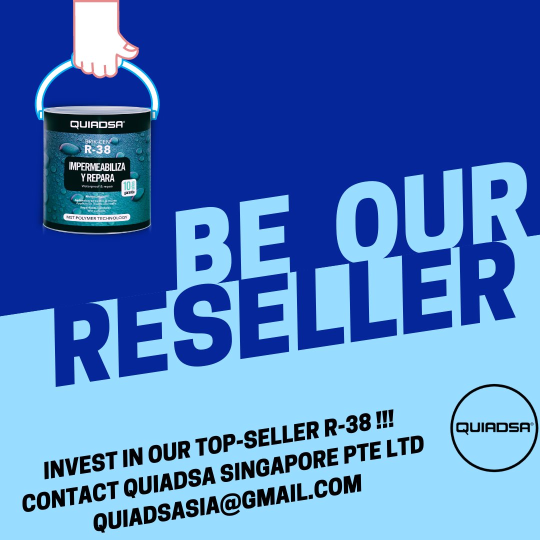 _andyyeo_'s tweet photo. Keen to be a #reseller of a top-selling product from a reputable #sealant/#adhesive brand (@QuiadsaAsia)? DM me or reach out via email!

#R38 #Sealants #Adhesives #QUIADSA https://t.co/88QLS9kRAA