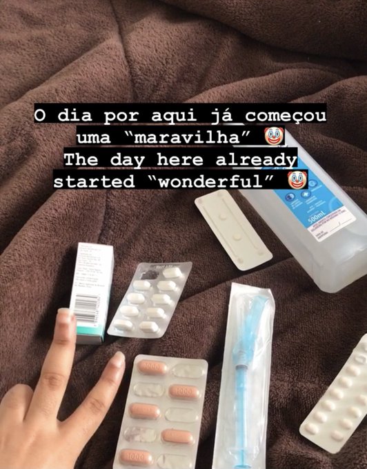 But did you sleep well tho? / Dormiu bem?   Ps.Yes, that&rsquo;s a needle 💉 / Sim &eacute; uma seringa 💉 https://t